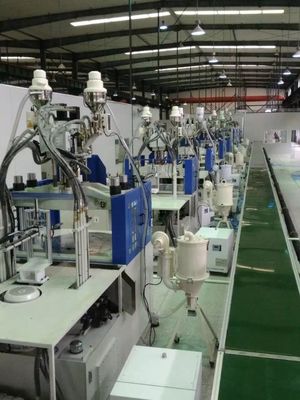 Máy đúc phun nhựa dọc PP hai màu dao tay cầm JTT-550 2V-3R