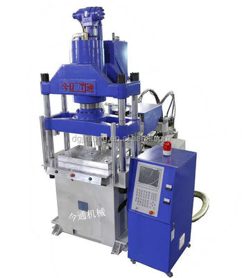 85T PC Máy đúc phun nhựa bàn trượt kiểu thẳng đứng