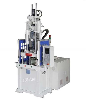 Máy đúc phun nhựa thẳng đứng robot 45T với nhịp phun 45mm