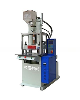 Máy đúc phun nhựa thẳng đứng robot 45T với nhịp phun 45mm