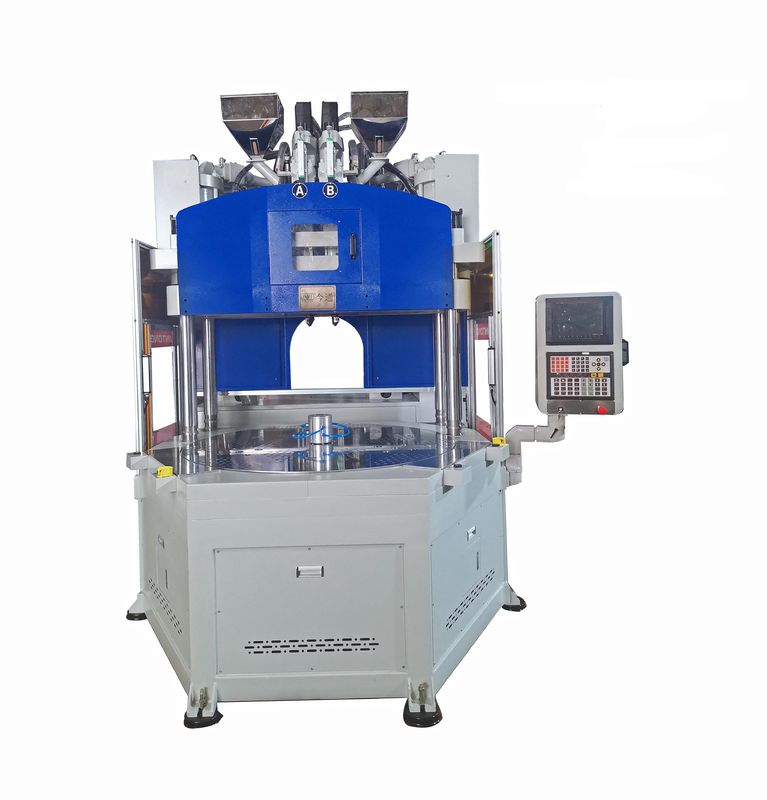 Máy đúc phun thẳng đứng hai màu tự động 120T ISO được phê duyệt