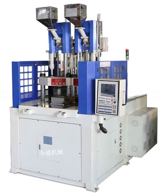 Máy đúc phun nhựa dọc PP hai màu dao tay cầm JTT-550 2V-3R