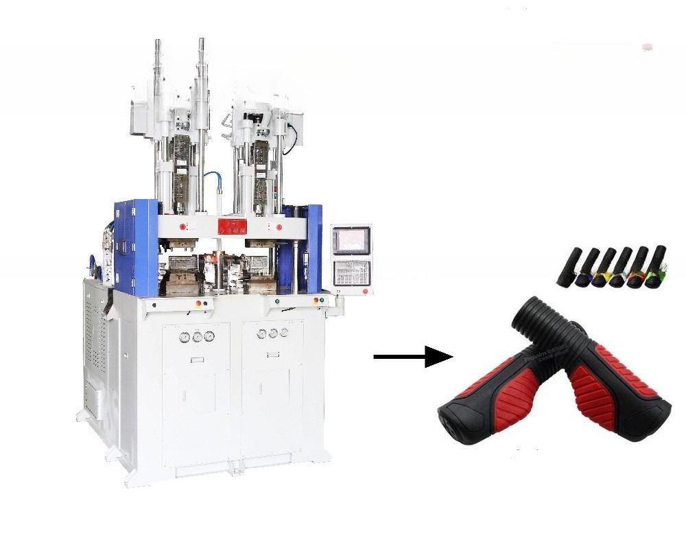 Máy đúc phun quay hai màu tay cầm thẳng đứng JTT2V3R-1600