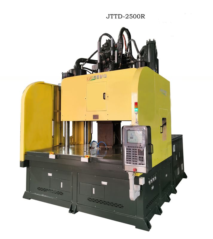 Máy đúc phun thẳng đứng 250T Low Work Table với bàn quay JTTD-2500R